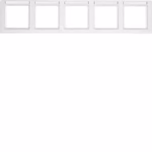 Berker 10256019 Cornice con campo di scrittura bianco polare, comprensiva di Berker Q.1