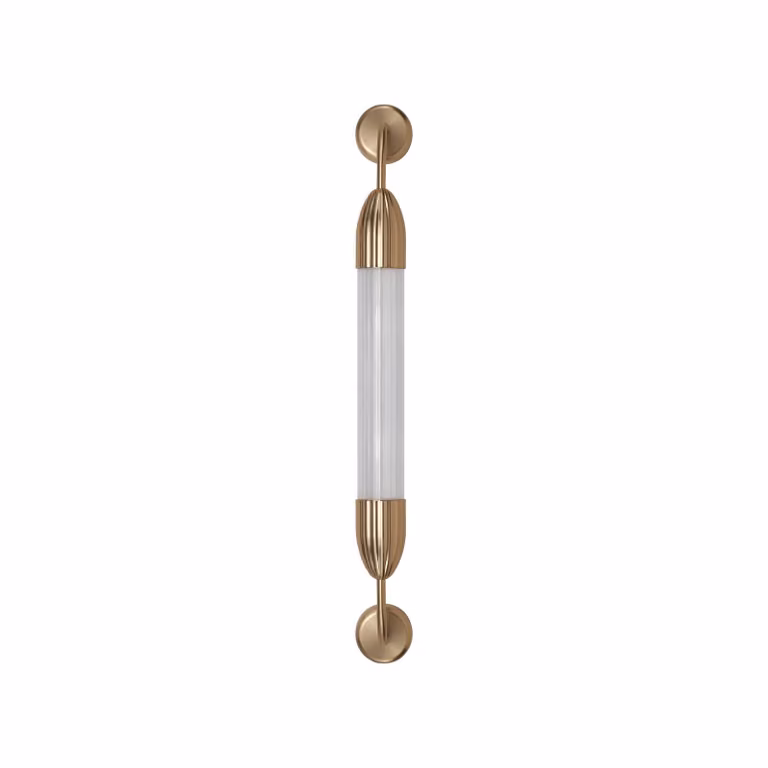 UMAGE Applique da parete di design Lemon Squeeze, dimmerabile, Ottone / Oro, Soggiorno / Sala da pranzo, Metallo, Design, Applique
