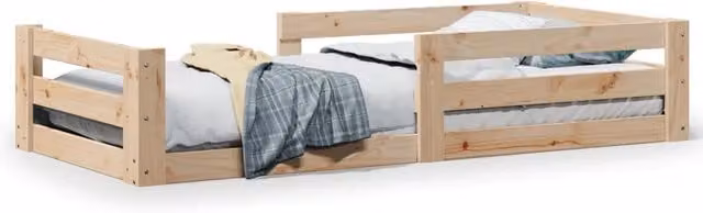 Letto singolo | Letto per adulti | Letto senza Materasso 90x200 cm in Legno Massello di Pino