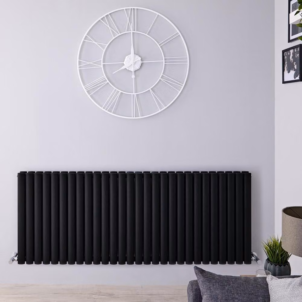 Radiatore Orizzontale Nero Opaco - 2060W - 635 x 1647mm - Revive