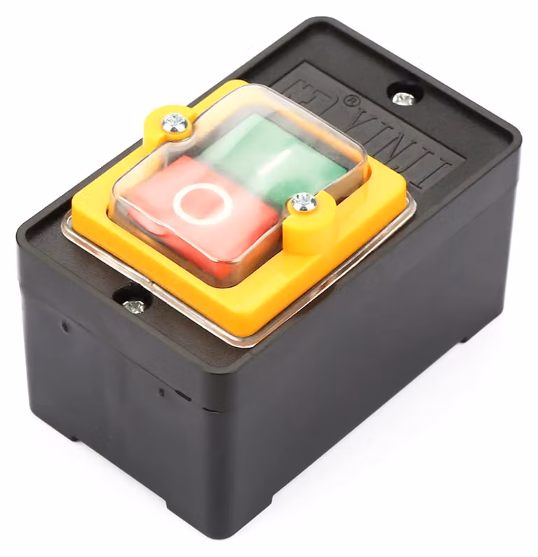 Interruttore per macchinari, AC 220V/380V, 10A, impermeabile IP65