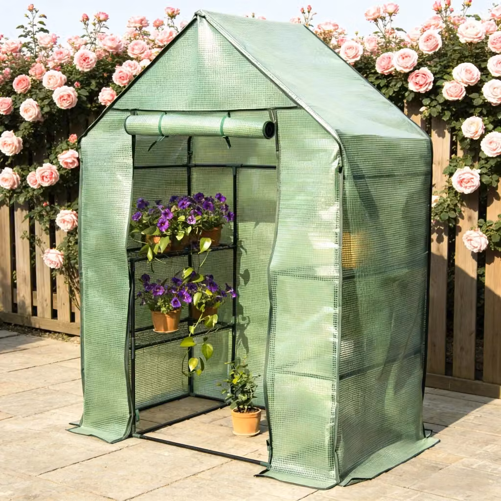 Serra da Giardino WISHDOR in PVC e Acciaio, Verde, L/P/H: 143 x 215 x 195 cm – 2
