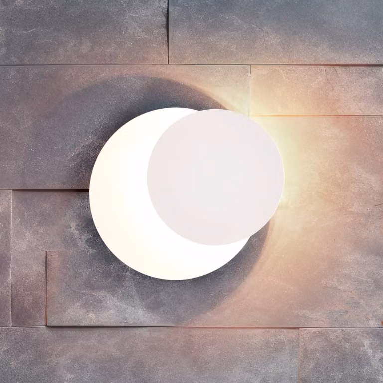 Trio Lighting Applique da parete a LED Mio, Bianco / Opale, Soggiorno / Sala da pranzo, Metallo, Moderno, Applique a LED