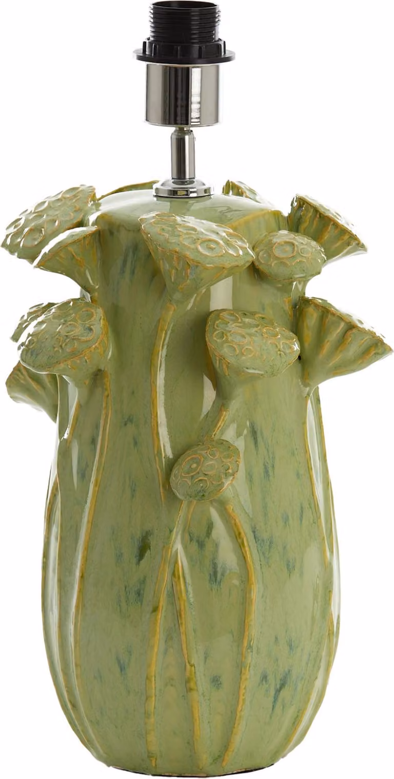 Lampada da tavolo - verde - Lavci - Vetroceramica - apparecchio singolo - E27 - 7513640 - Light & Living