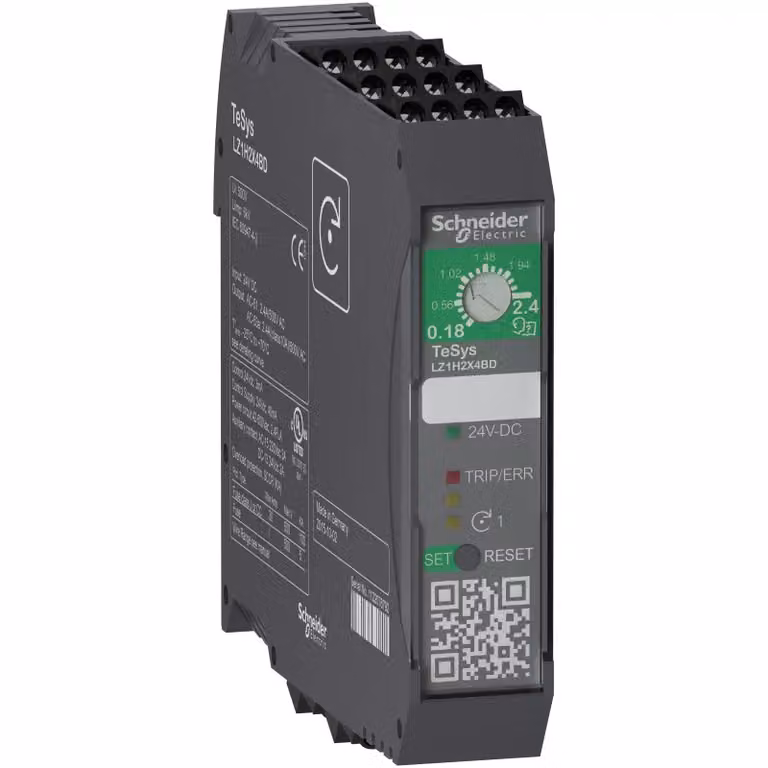 Schneider Electric Motore TeSys H 0,75 kW - 400 V, azionamento 24 V CC LZ1H2X4BD