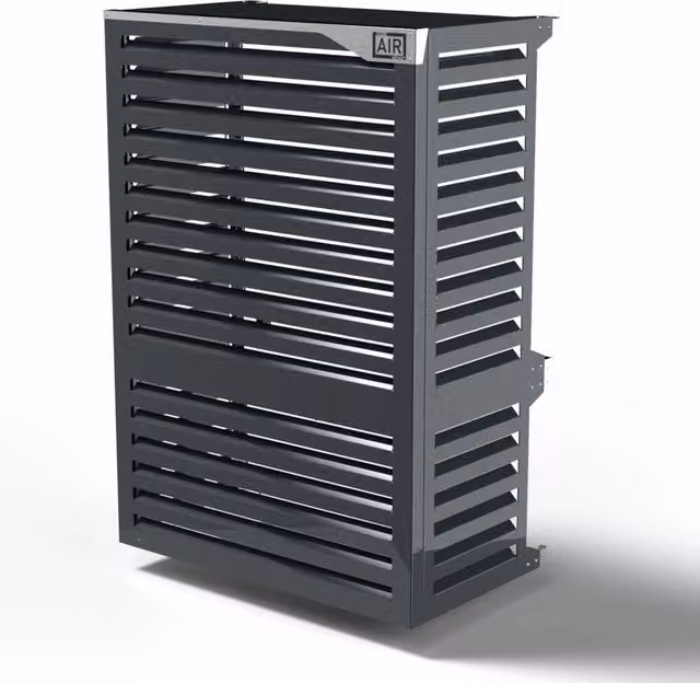 Copri Condizionatore 105x150x65 cm in Alluminio a Parete Big Blade VL Antracite