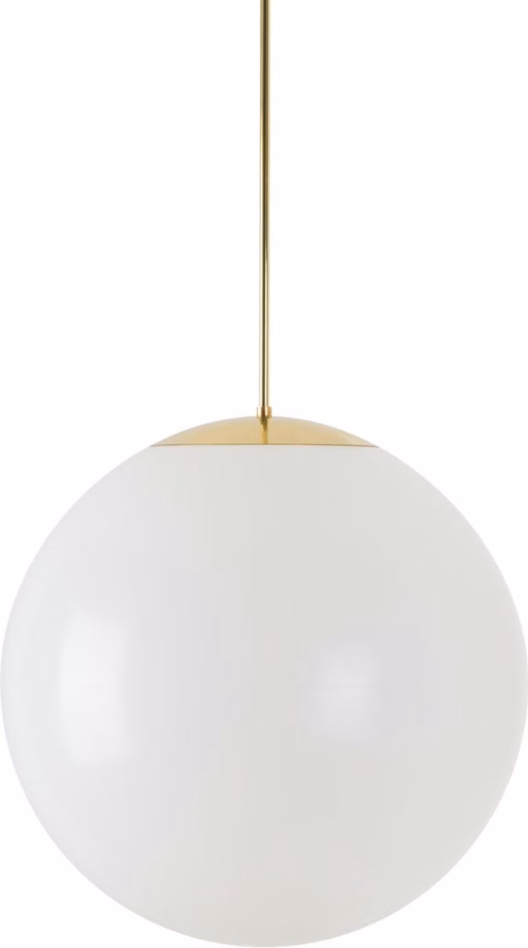 OSMONT ISI64645 ISIS P4 PM HP apparecchio a sospensione in plastica ottone lucido / bianco IP40 4000 K 59W LED