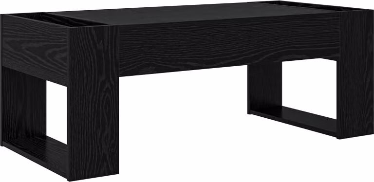 Tavolino da salotto Rovere Nero 110 x 50 x 41 cm