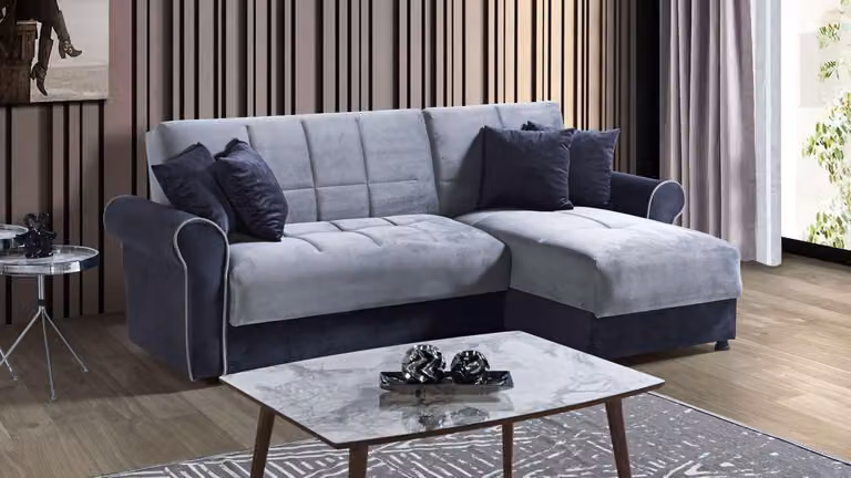 Ecksofa L-Form Textil Eckcouch Sofa Polster Premium Couch Modern