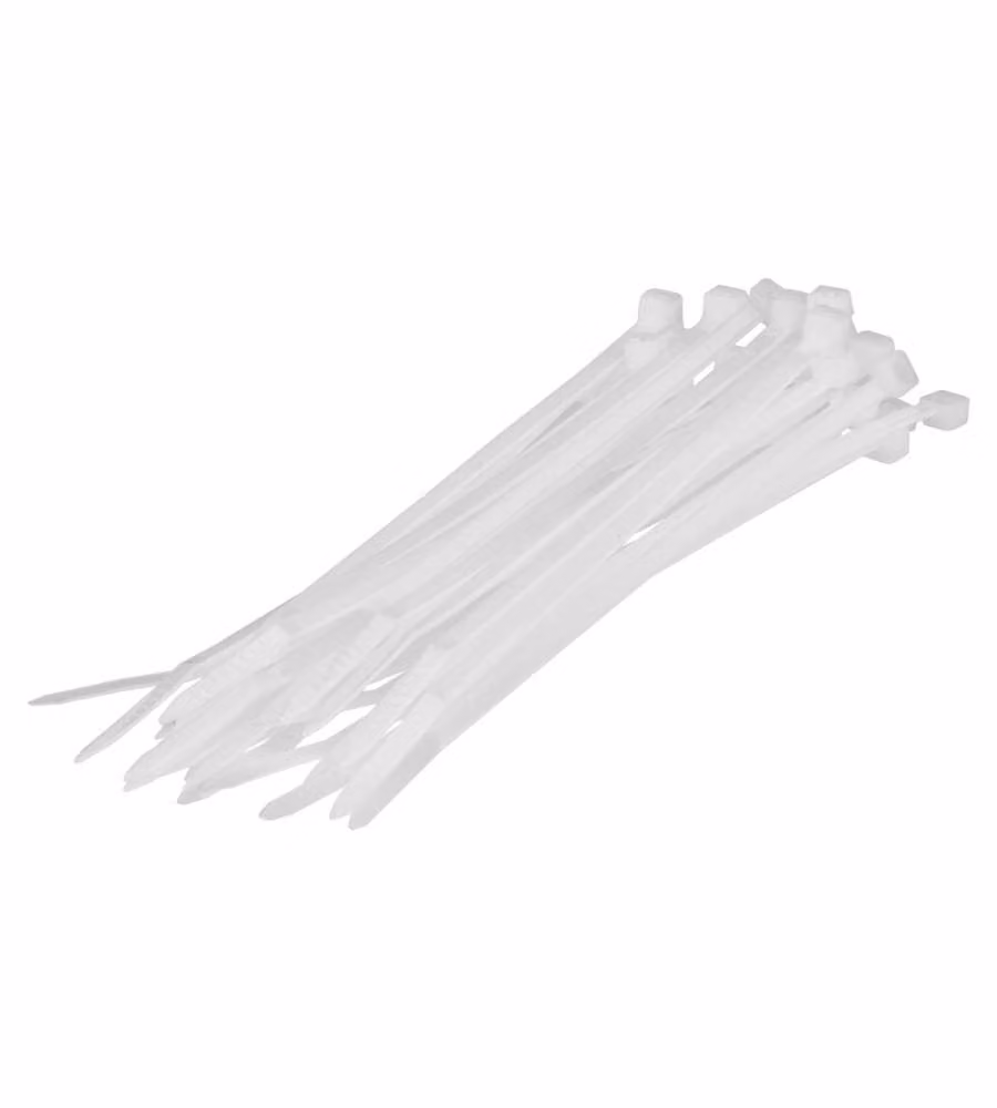 100 Fascette bianche 4,8 x 300 mm
