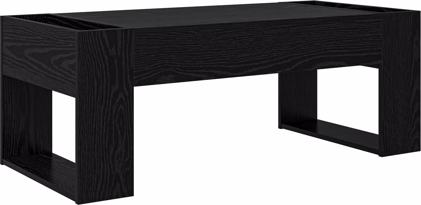 Tavolino da salotto Rovere Nero 110 x 50 x 41 cm