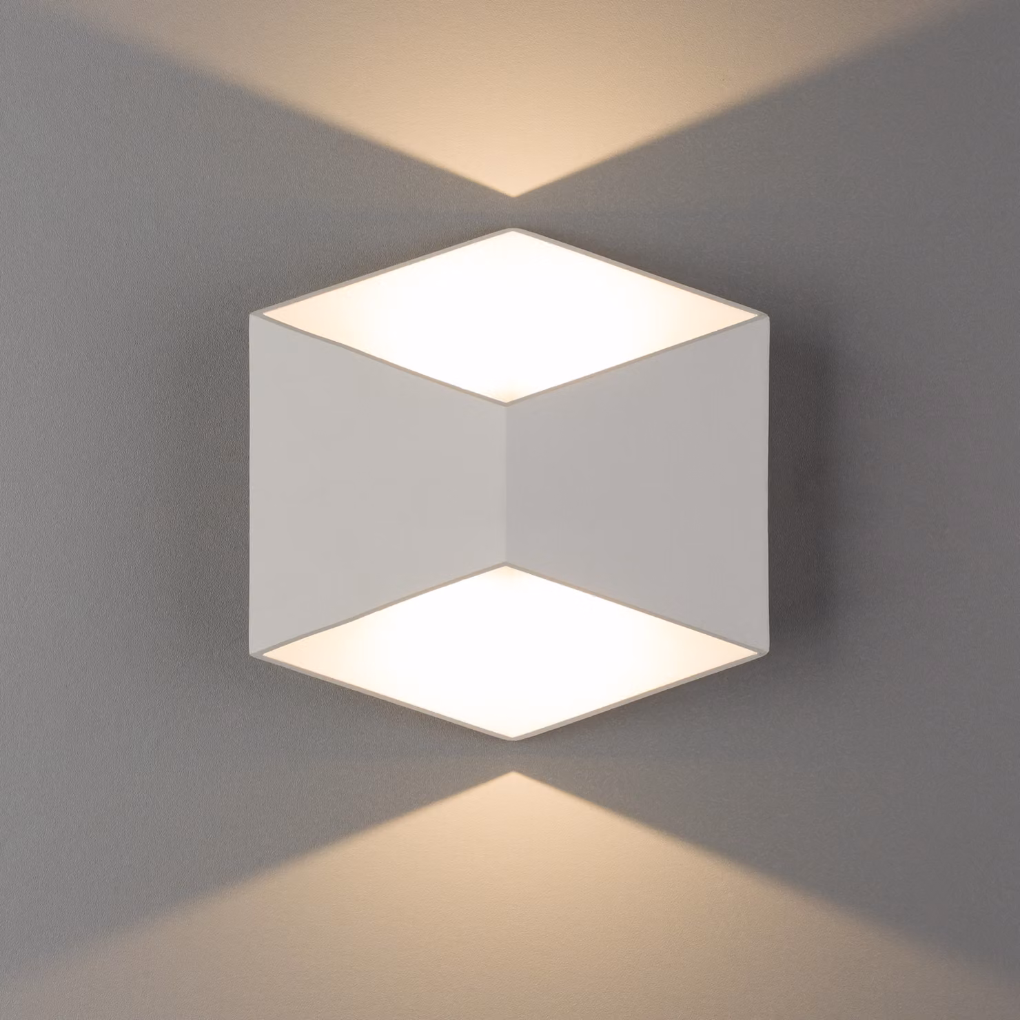 Nowodvorski TRIANGLES Lampada da parete LED 8143 alluminio, bianco