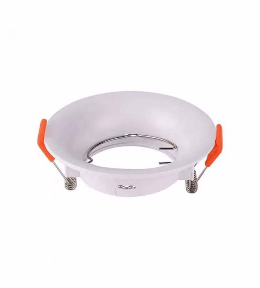 Portafaretto LED da Incasso Rotondo GU10 Colore Bianco