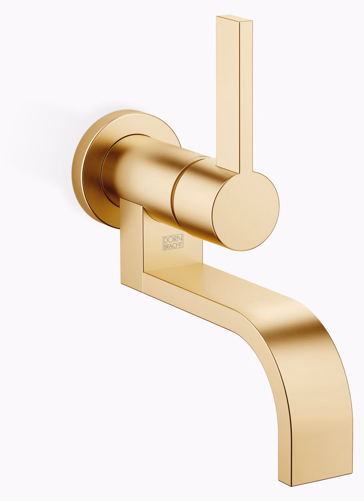 Dornbracht MEM Mitigeur monocommandé mural pour lavabos sans vidage, saillie 185mm, 36805782-28, 36805782-28