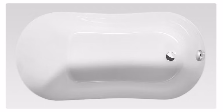 Vasche da bagno Aqualine - Vasca da bagno Jizera, 1400x700x390 mm, bianco G1470