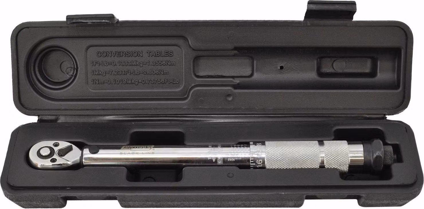 Awtools chiave dinamometrica 1/4" 5- 25nm schwarze Linie