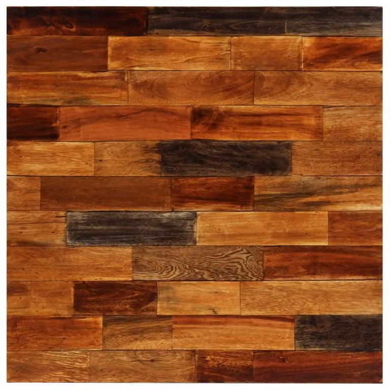 vidaXL Tavolo da bar in legno massiccio antico 70x70x106 cm
