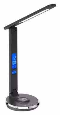 Lampada da tavolo LED CASAYA TORSBY, 5,3 W, nera, altezza: 45 cm, con base di ricarica, codice prodotto: 997148