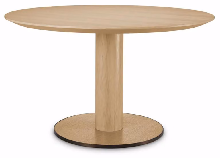 Tavolo da pranzo Casa Padrino, finitura naturale/bronzo, diametro 132 cm - Arredamento per la sala da pranzo