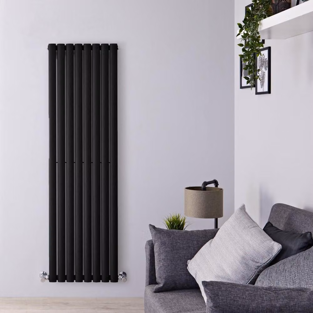 Radiatore Termosifone Nero Opaco 1600x472mm 880W - Revive