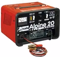 Caricabatterie Telwin Alpine 20 18A 12 24 V Rosso