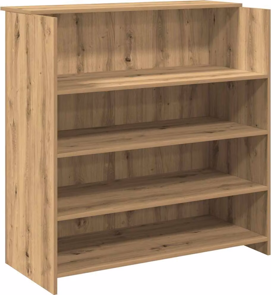 Banco Reception Rovere Artigianale 100x50x103,5cm in Truciolato