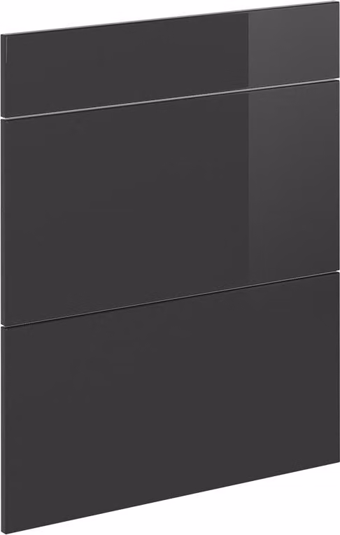 Frontale cucina Vicco R-Line Antracite lucido 59.6 x 70.4 cm frontale del mobile per mobile base con cassetti, Model 37465