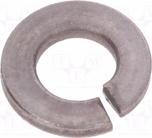 100 rondelle piatte in acciaio inossidabile A2, modello K2/D127, rondelle D=4,4mm, h=0,5mm, per viti M2