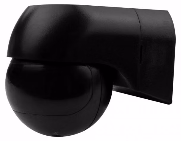 Rilevatore di movimento a superficie nero 400W 12mb IP44 PIR CP-4CC Eco light EC61067