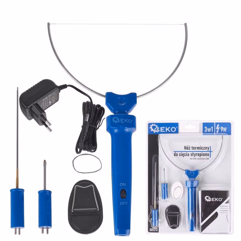 GEKO Taglierina per polistirolo, resistenza, 3in1, 9W G81212