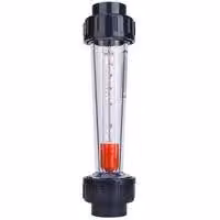 Misuratore di portata ad alta precisione - Contatore di flusso per liquidi - Modello da esterno - Materiale: plastica ABS - Portata: 1-10 m³/h - Display trasparente - Misuratore di flusso