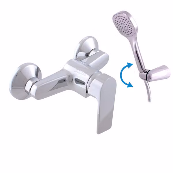 Slezák-RAV Miscelatore per doccia Slezák RAV Colorado CO181/2 cromo Colore: cromo, Dimensioni: 100 mm