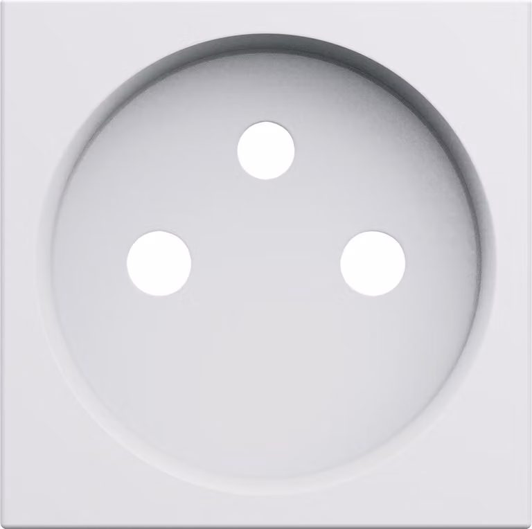 Anello di copertura PC collegamento 2p+t - Bianco