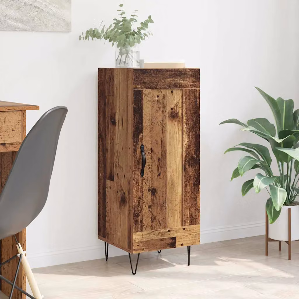 Credenza moderna vidaXL in legno vecchio marrone L: 34,5 cm, P: 34 cm, H: 90 cm