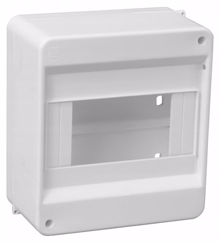 Quadro di distribuzione piccolo montato in superficie 6 moduli Scatola portafusibili Scatola di distribuzione
