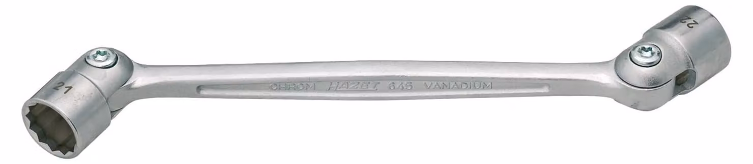 HAZET HAZET mit Gelenk Steckschlüssel 16,0 x 17,0 mm