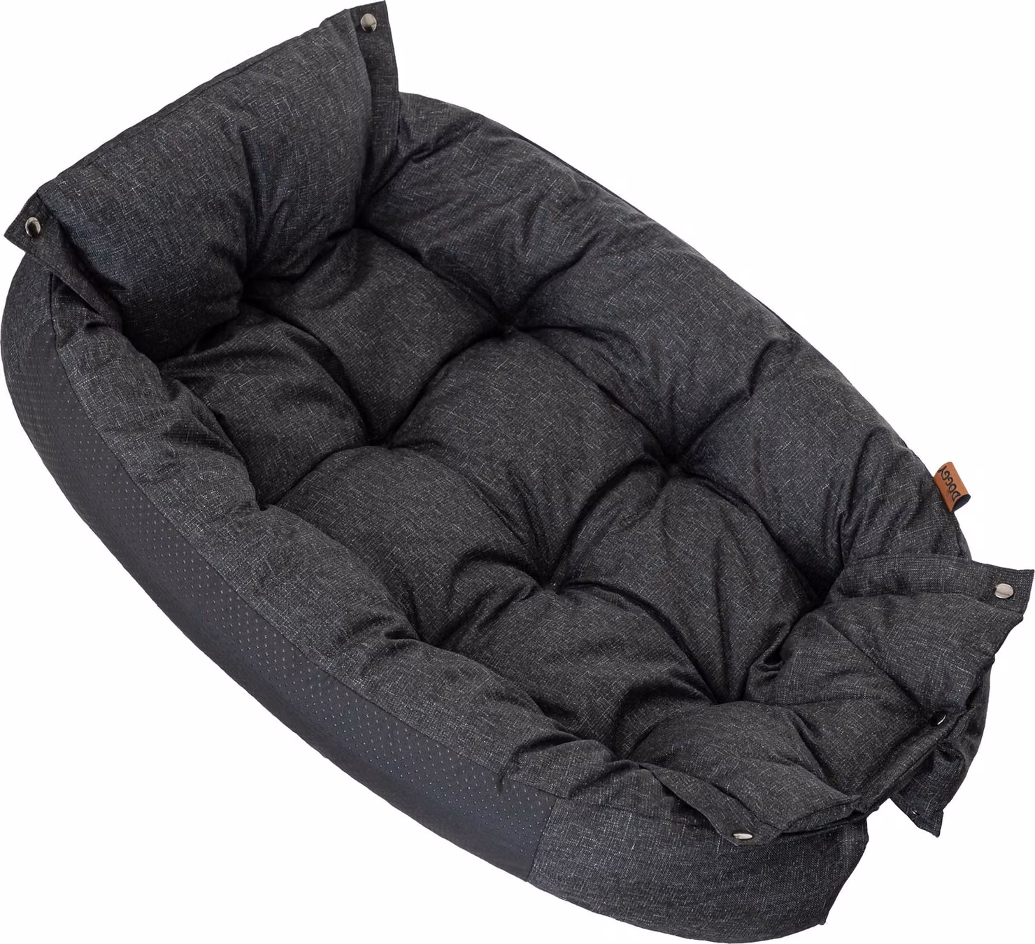 Letto per cani 2in1 "Twice" -120x80cm- Divano e materasso multifunzionale, pieghevole, impermeabile, antiscivolo, per cani e gatti | PillowPrim