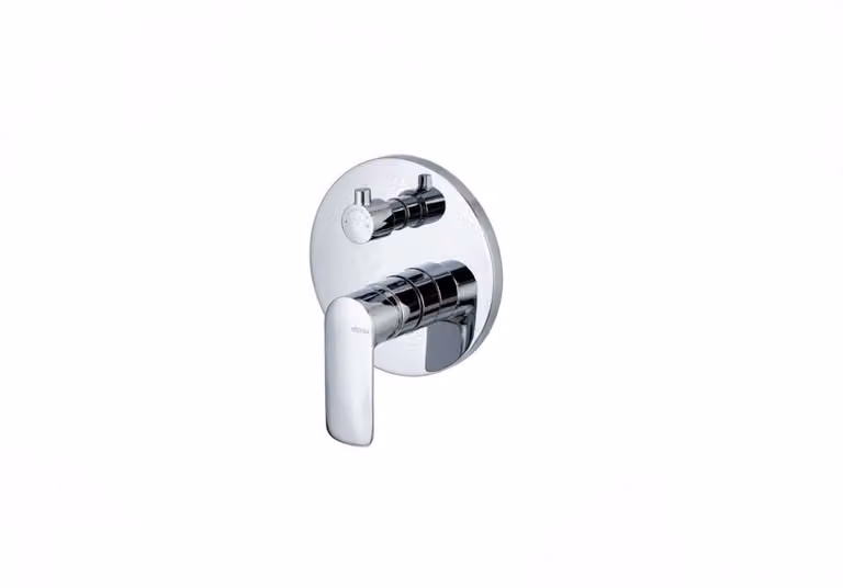 Miscelatore doccia incasso con deviatore Vema SLATE V14142 - Cromato Lucido