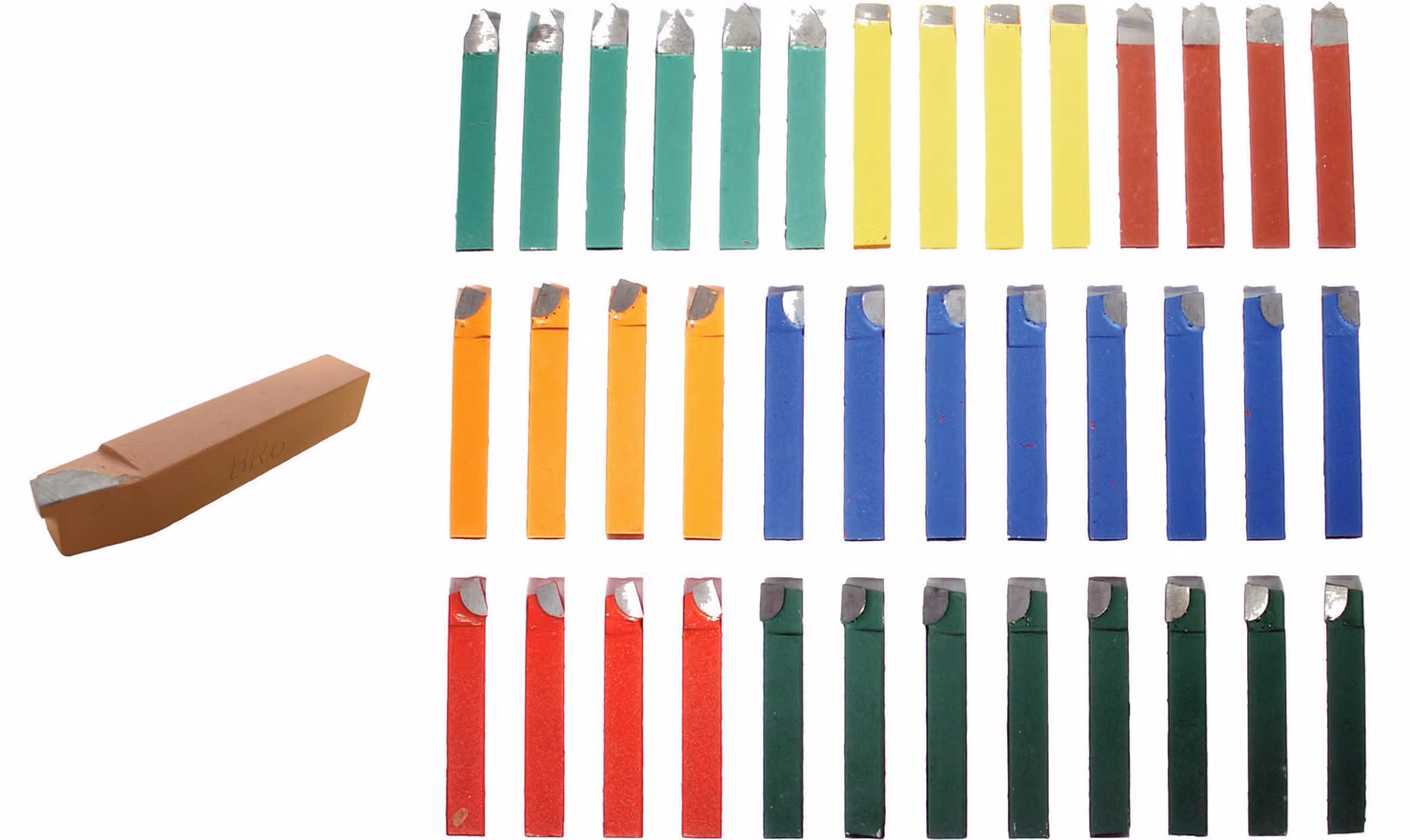 Set di acciaio per tornitura HSS | 38 pezzi.