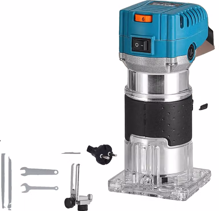 Fresatrice elettrica per legno, potenza 2000W, velocità 30000 giri/min, modello standard