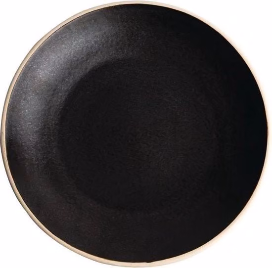 Bordi a tela canvas con copertura a volta neri 27cm