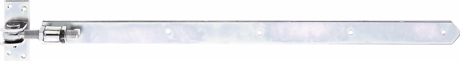 Alberts 318260 Cerniera per tapparella | diritta, estremità arrotondata, regolabile di 30 mm | zincata, passivata a film spesso | 660 x 40 mm