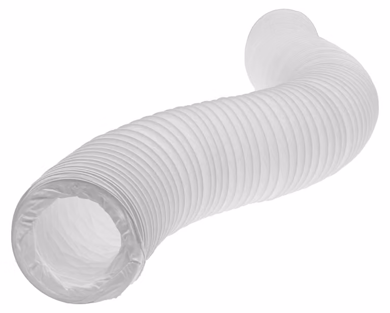 Tubo flessibile in PVC, diametro 80 mm, lunghezza 6 metri, rinforzato con filo d'acciaio