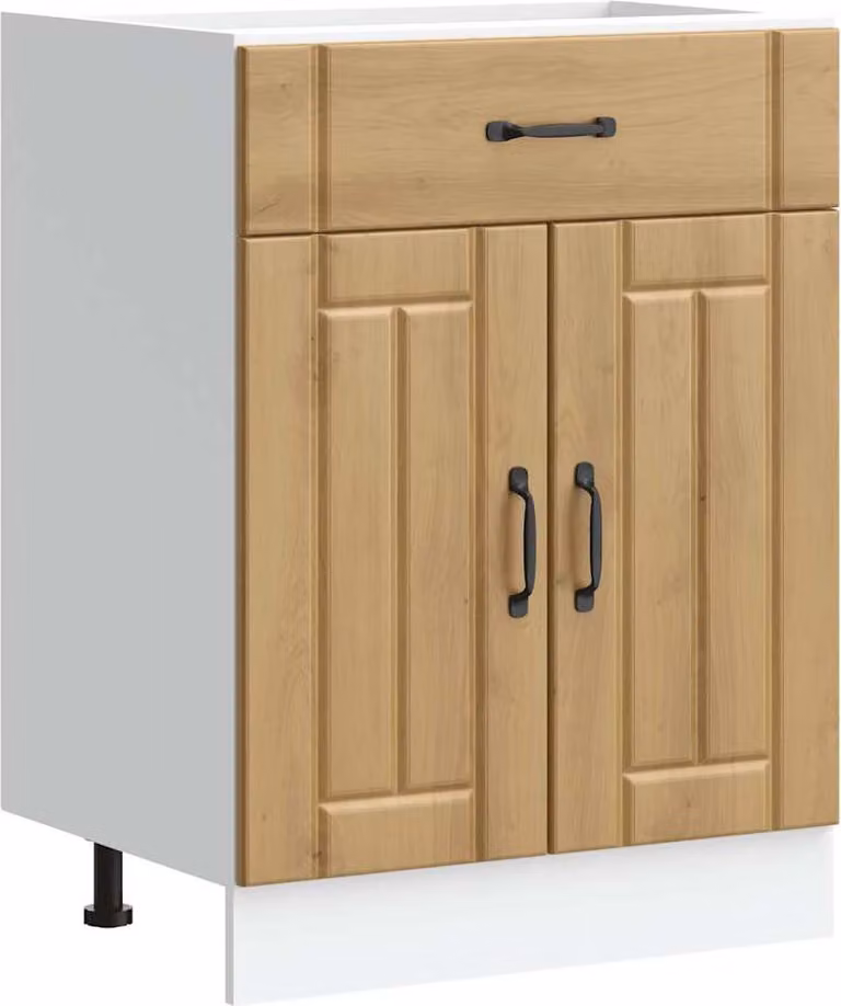 Base da Cucina Lucca Rovere Artigianale in Legno Multistrato