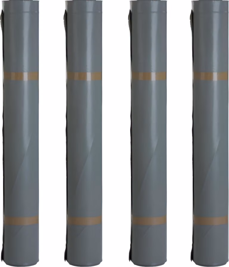 4 rotoli di film da costruzione tipo 150 traslucido da 4m x 50m ciascuno