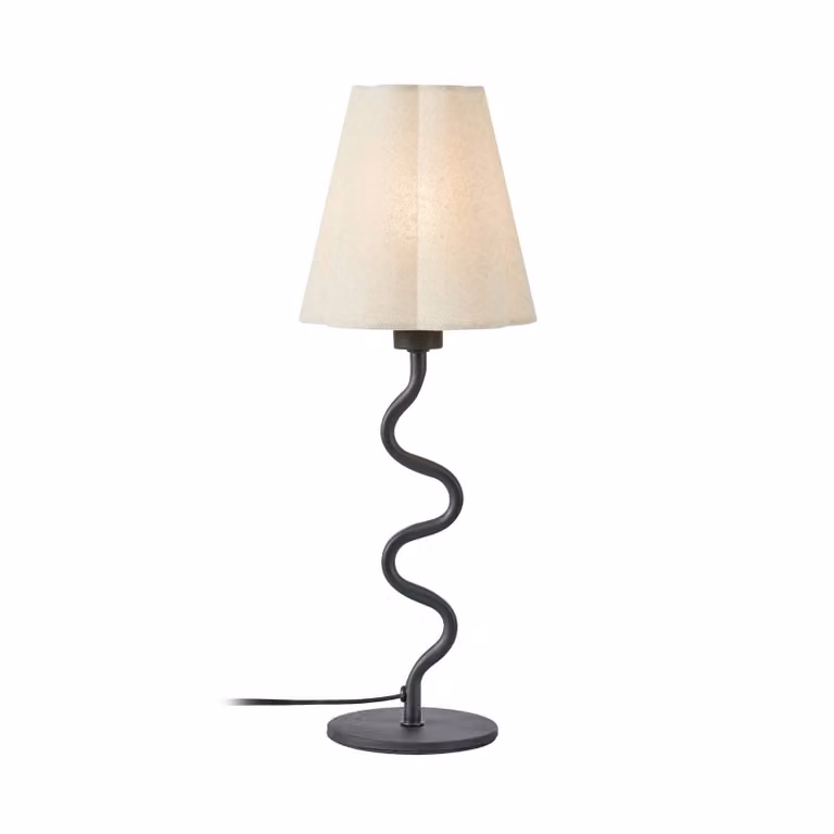 Markslöjd Lampada da tavolo Veya, Crema / Ambra, Soggiorno / Sala da pranzo, Tessuto / Stoffa / Seta, Lampada da tavolo
