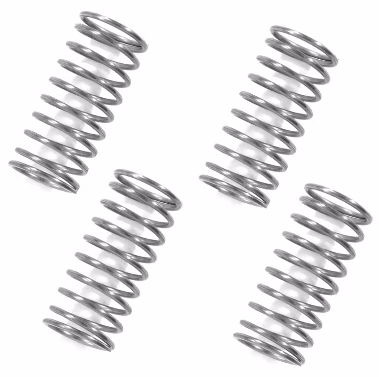 Molle a compression da 35 mm, in acciaio inossidabile 304, dimensioni 1,3x16 mm, confezione da 4 pezzi