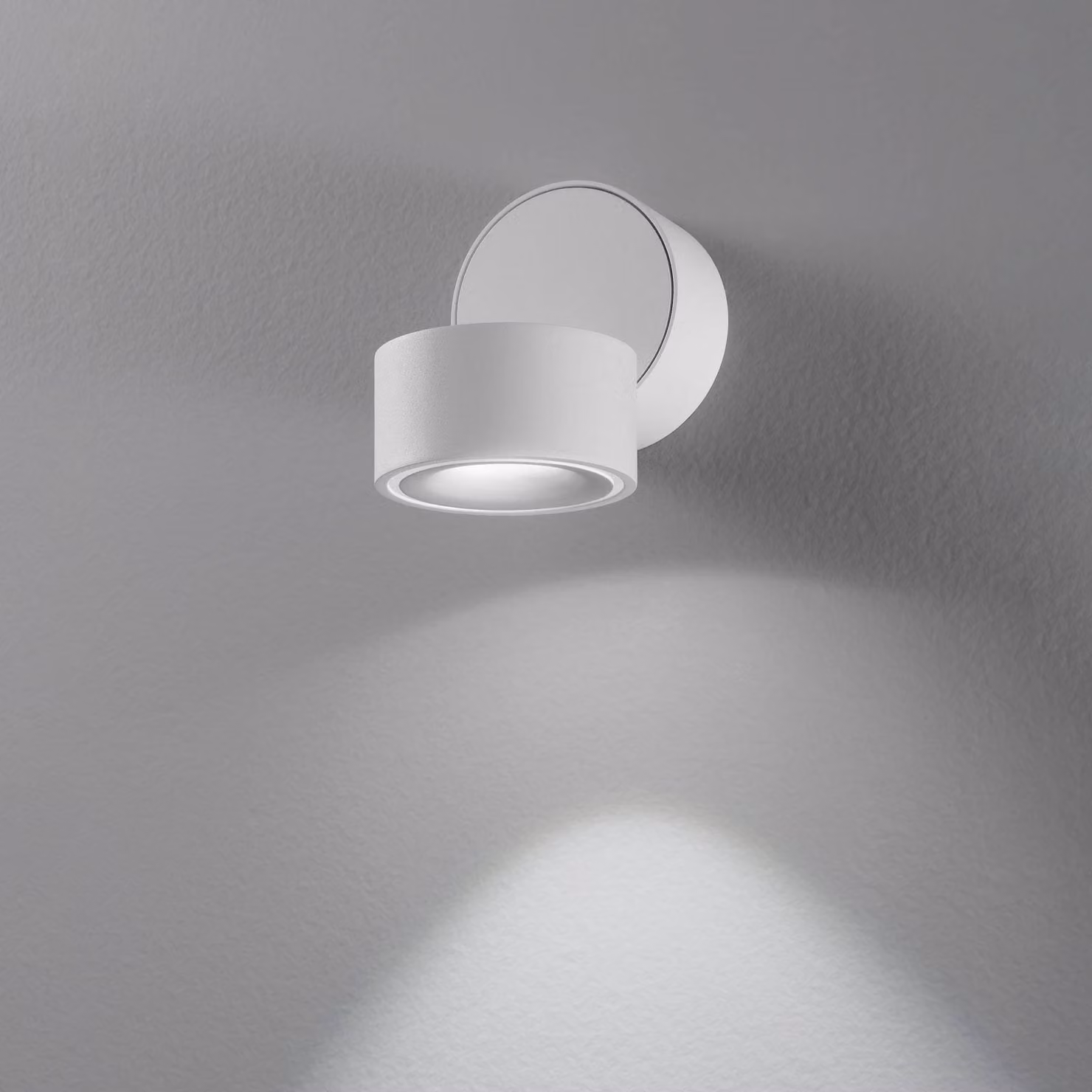 Egger Licht Clippo spot LED soffitto, bianco, 3.000K Clippo, dimmerabile, Bianco / Opale, Studio / Ufficio, Alluminio, Moderno, Downlight