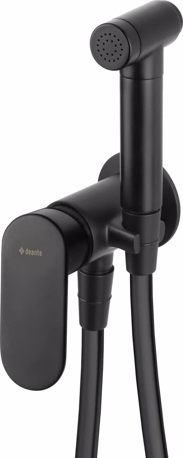 Concealed bidet mixer with bidetta shower head