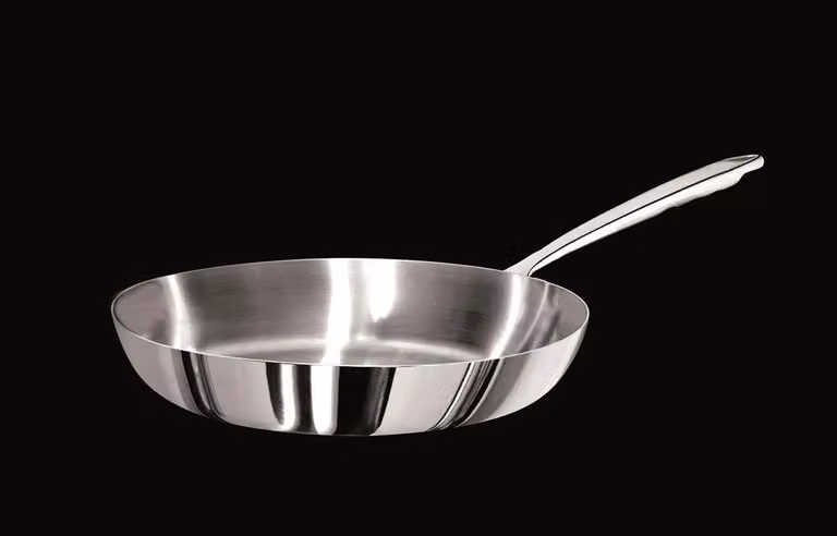 Padella Alu-inox 1907 3ply lucido, per induzione con un manico, diam. 24cm